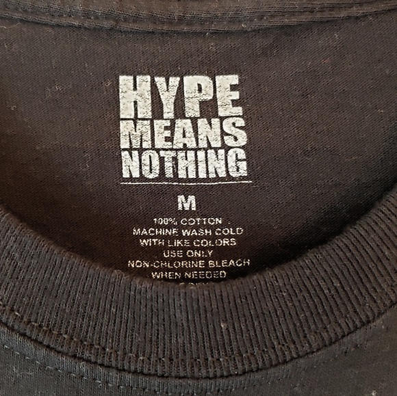 CCO! Hype Means Nothing UFO Crop Tee Medium - Picture 2 of 3